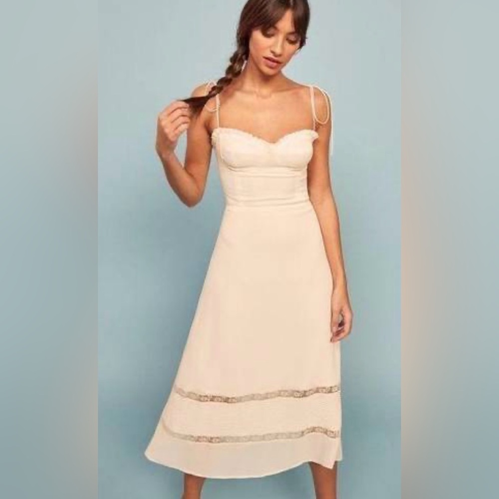REFORMATION Ronan
Dress Ivory Size 4